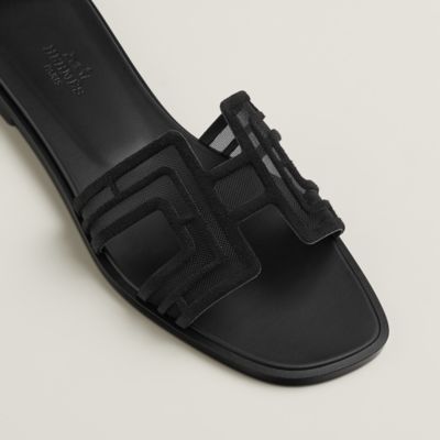 オラン - ブラック - レディス サンダル＆レザーサンダル | Hermès